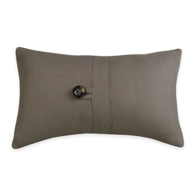 HiEnd Accents Small Oblong Throw Pillow in Grey - Bed Bath & Beyond