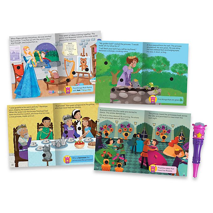Educational Insights® Hot Dots® Jr. Princess Fairy Tales Interactive Storybooks (Set of 4)