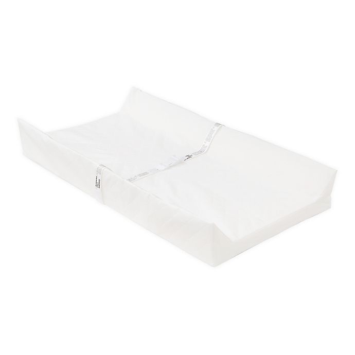 Serta® Contoured Changing Pad with Waterproof Cover in White