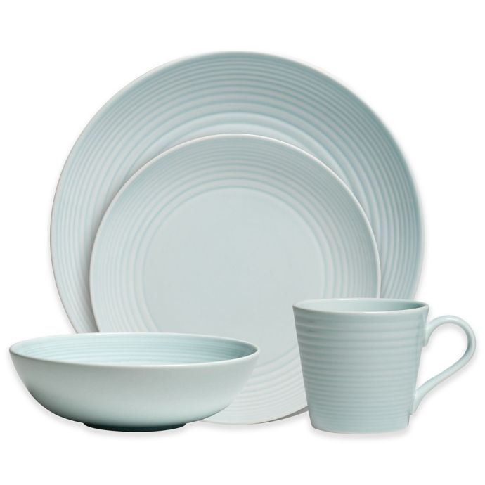 Dinner Plate Set 11 Inch Ribbed 4 GORDON RAMSAY Maze By Royal Doulton 