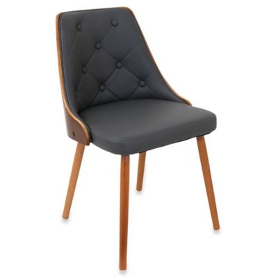 Lumisource Gianna Chair In Walnut/grey