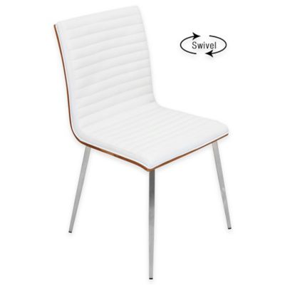 Lumisource Mason Chair With Swivel Feature (Set Of 2) Off White