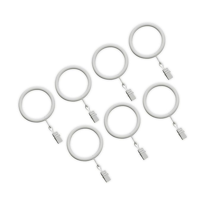 Cambria® Premier Complete Clip Rings in Satin White Set of 7 