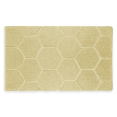 Laura Ashley® Pearl Honeycomb Bath Rug - Bed Bath & Beyond