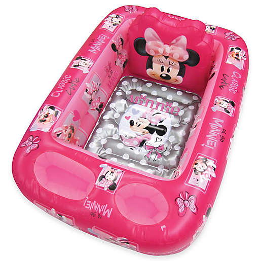 Disney Minnie Mouse Inflatable Bath, Little Journey Inflatable Baby Bathtub