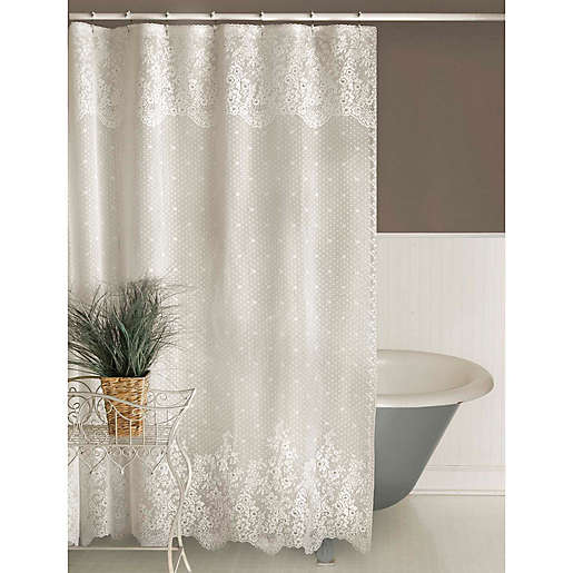 Heritage Lace Floret Shower Curtain, Elegant Shower Curtains