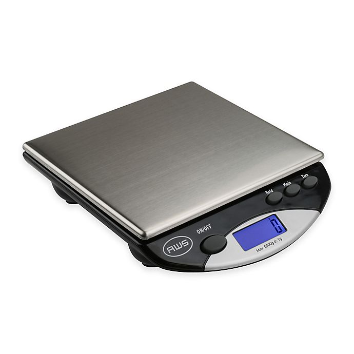 American Weigh Scales Digital Kitchen/Postal Scale in Black