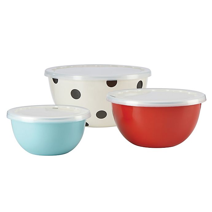 kate spade new york All in Good Taste Serve and Store Bowls (Set of 3)