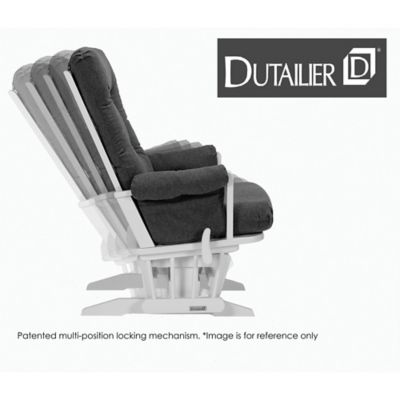 dutailier sleigh glider and ottoman set