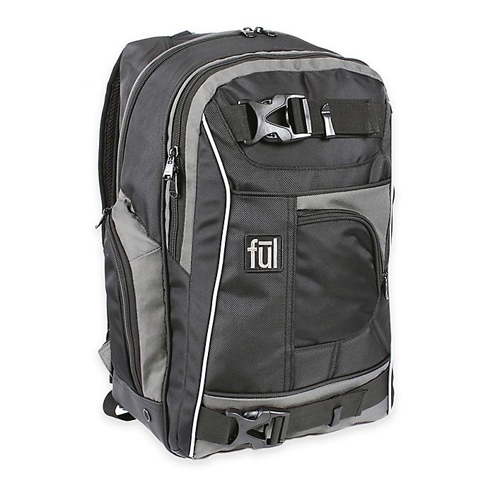 ful® Apex 18-Inch Backpack in Black/Grey
