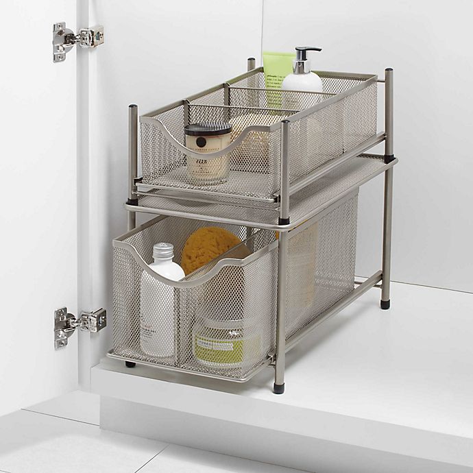 ORG Under the Sink Mesh Slide-Out Cabinet Drawer Collection