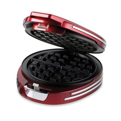 Nostalgia™ Electrics Retro Round Waffle Maker in Red - Bed Bath & Beyond