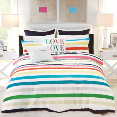 kate spade new york Candy Stripe Comforter Set - Bed Bath