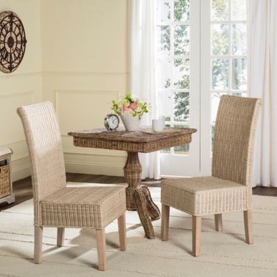 Safavieh Arjun Wicker Dining Chairs (Set of 2) - Bed Bath & Beyond