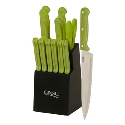 ginsu knife block set
