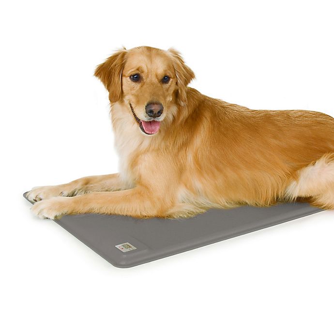 Deluxe Lectro-Kennel Heated Dog Pad in Grey