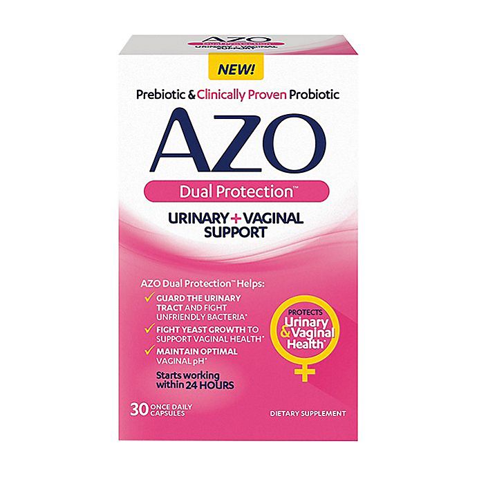 AZO 30-Count Dual Protection™ Urinary + Vaginal Support Probiotic