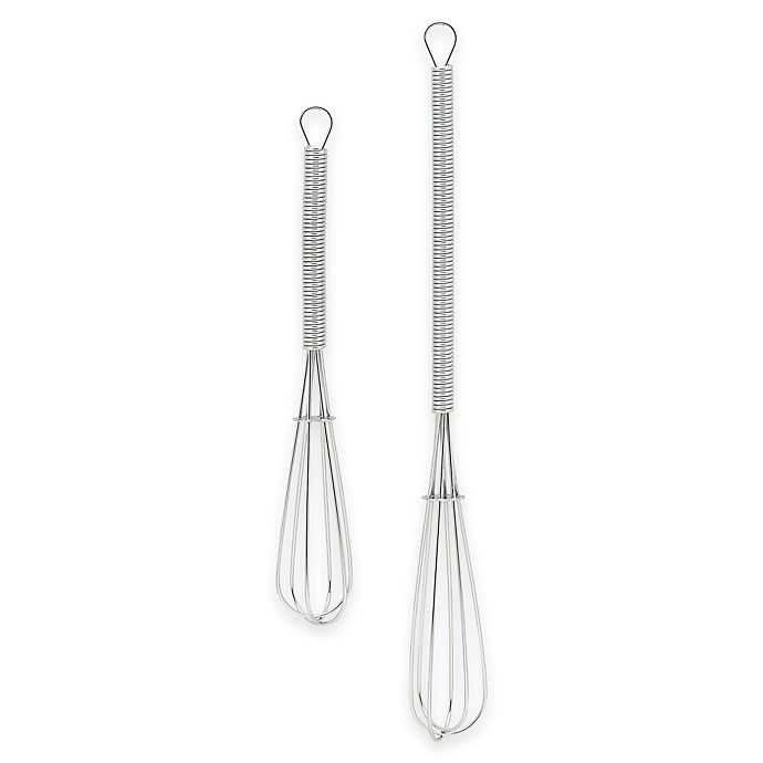 Fox Run Brands Set Of 4 Stainless Steel Mini Whisks For Beating Whipping Mixing 