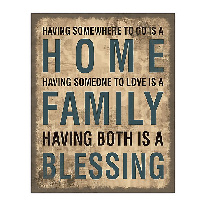 HOME FAMILY BLESSING WALL STICKER BEDROOM LOUNGE WALL ART DECAL X398 