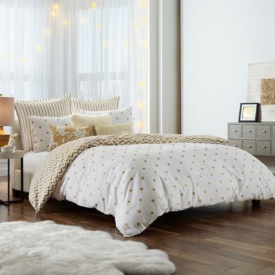 Anthology™ Gold Glam Mini Comforter Set - Bed Bath & Beyond