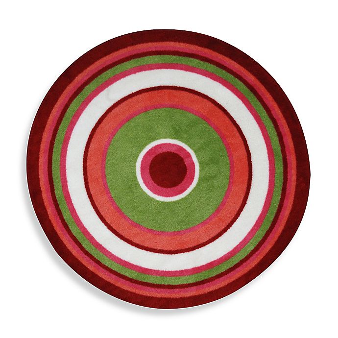 Fun Rugs Concentric 4 Foot 3 Inch, 3 Inch Round Rugs
