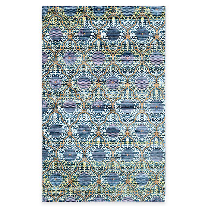 Safavieh Valencia Mirrors 2-Foot x 3-Foot Accent Rug in Lavender/Gold