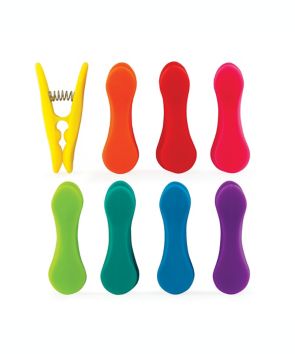 Pinzas para bolsas Kikkerland™, 8 piezas