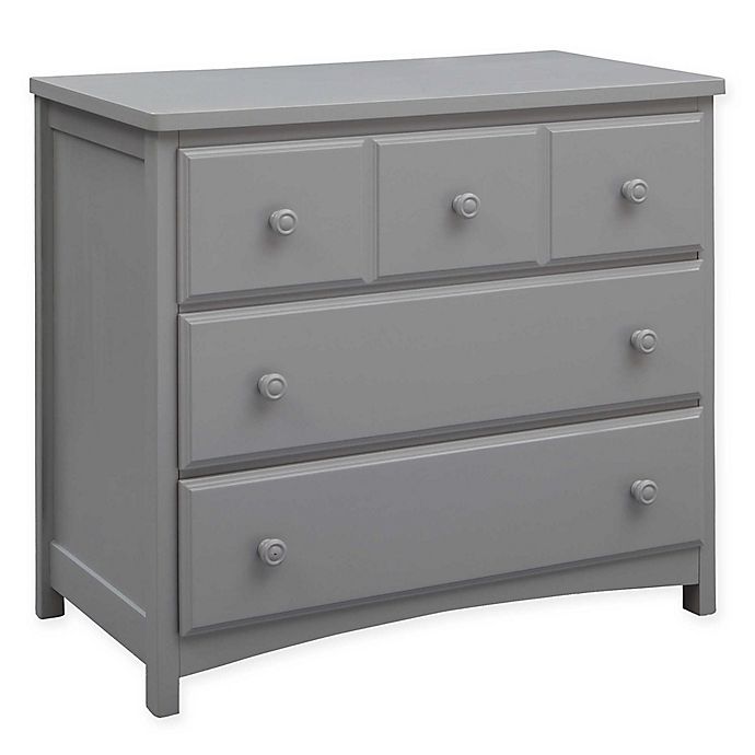 Delta Children 3-Drawer Dresser in Grey