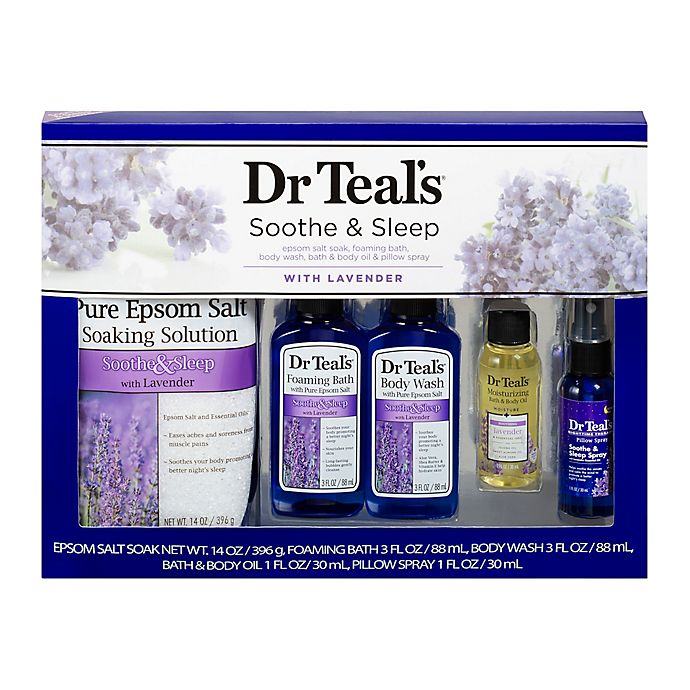 Dr. Teal's Sooth & Sleep 5-Piece Gift Set in Lavender