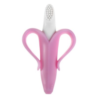 baby banana infant teething toothbrush