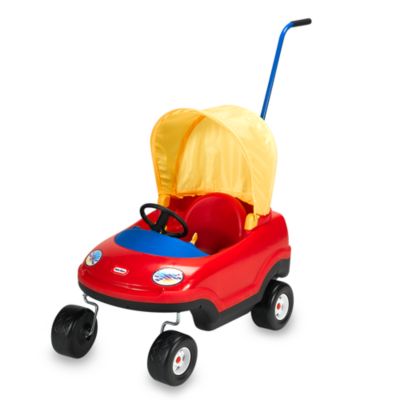 little tikes red car with handle