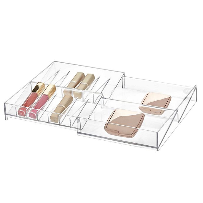 Details about   Expandable Drawer Organizer 11.1” to 19.2” Wide Adjustable Makeup Organizer 