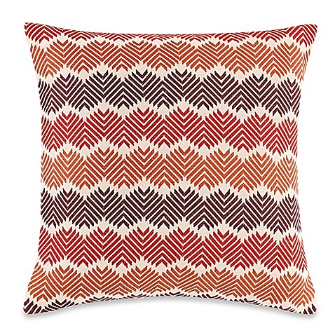 Electrostatic 20-Inch Square Throw Pillow in Rust - Bed Bath & Beyond