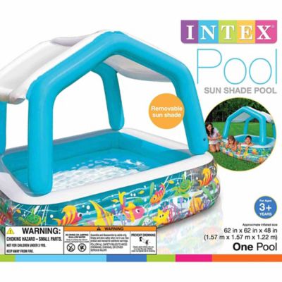 intex shade pool