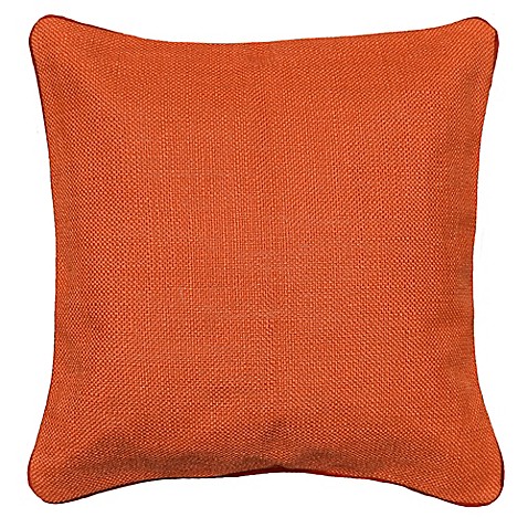 Buy Dana 20-Inch x 20-Inch Throw Pillow in Rust from Bed Bath & Beyond