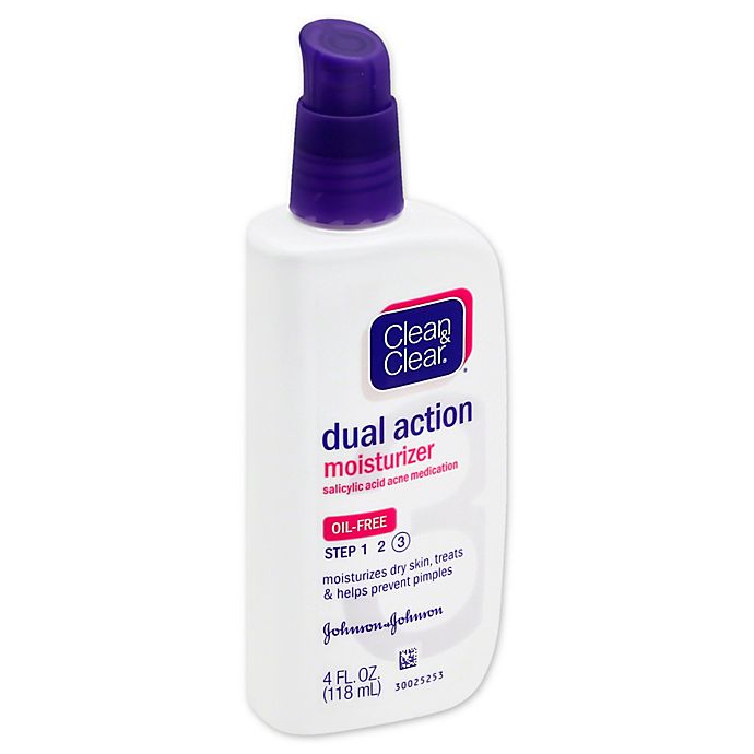 Clean and Clear® 4 oz. Dual Action Oil-Free Moisturizer Lotion