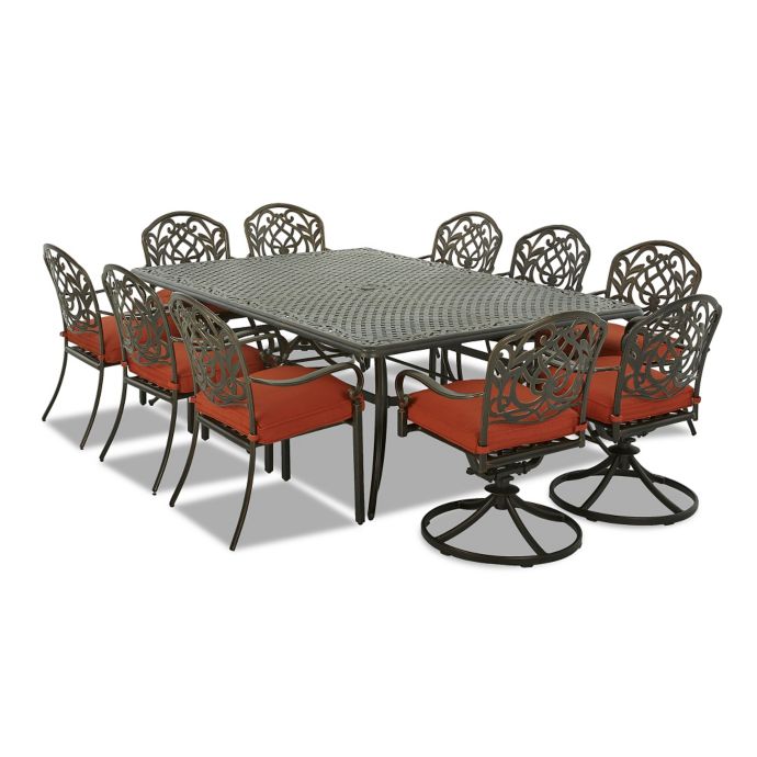 Klaussner Riviera 11-Piece Outdoor Dining Set | Bed Bath & Beyond