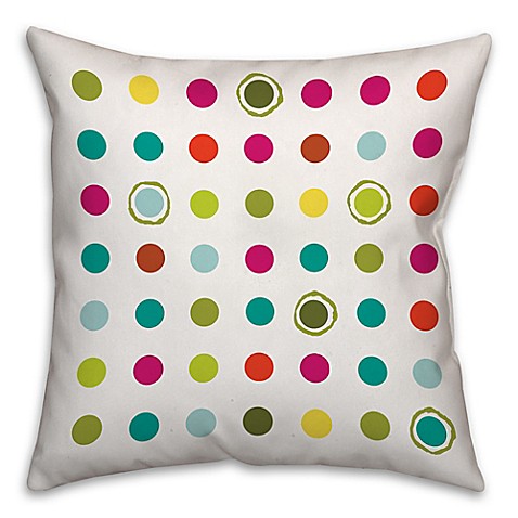 Colorful Circles Throw Pillow - Bed Bath & Beyond