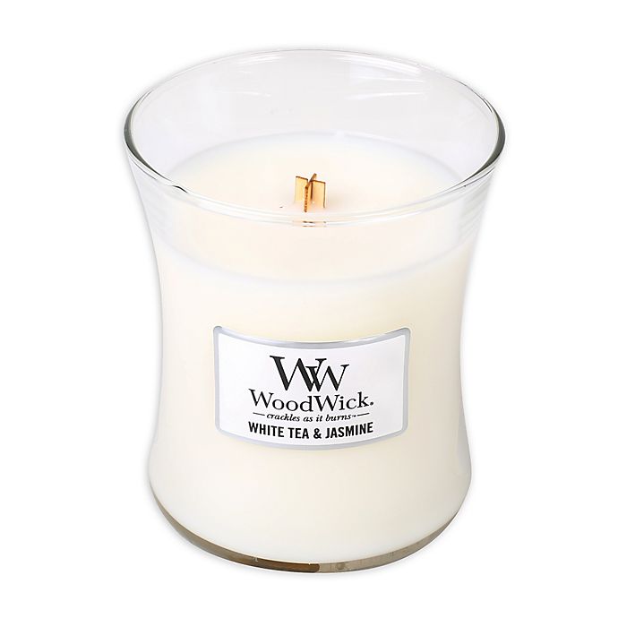 WoodWick® White Tea & Jasmine 10 oz. Jar Candle