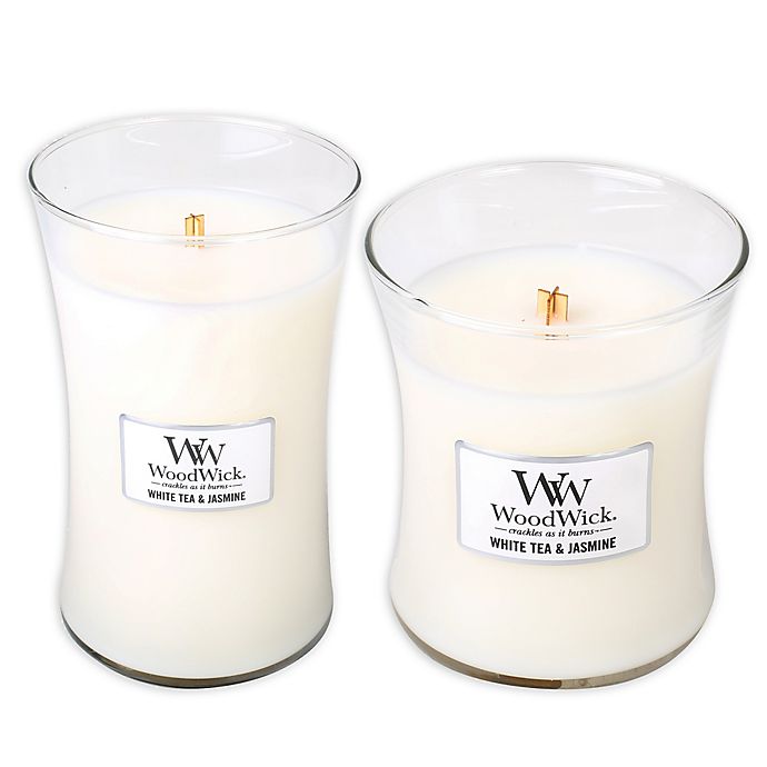 WoodWick® White Tea & Jasmine Jar Candles