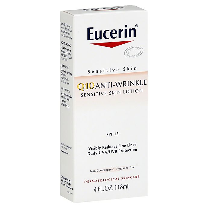 Eucerin® Q10 4 oz. Anti-Wrinkle Sensitive Skin Lotion SPF 15