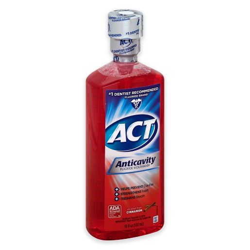 Act 18 Oz Anticavity Fluoride Alcohol-free Mouthwash In Cinnamon Bed Bath Beyond