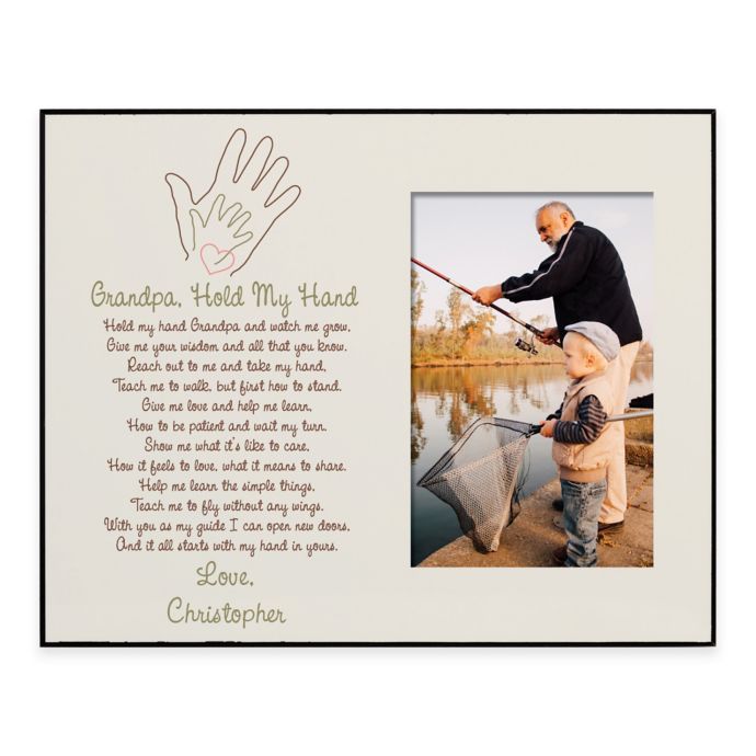 I Love That You're My Grandpa 4-inch x 6-Inch Wood Picture Frame 