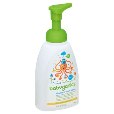 babyganics foaming shampoo and body wash