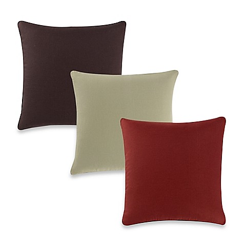 Aura Silki Box 20-Inch Square Throw Pillow - Bed Bath & Beyond