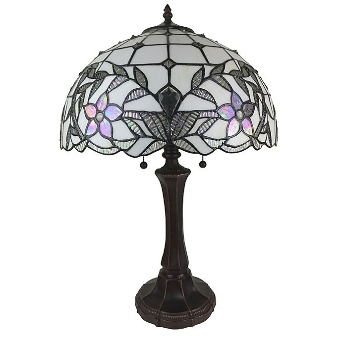Style Fl Table Lamp In, Stained Glass Lighted Headboard Design
