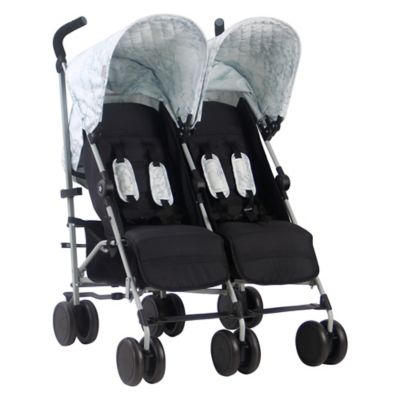 Your Babiie Mawma by Snooki Chelsea Double Stroller in Marble
