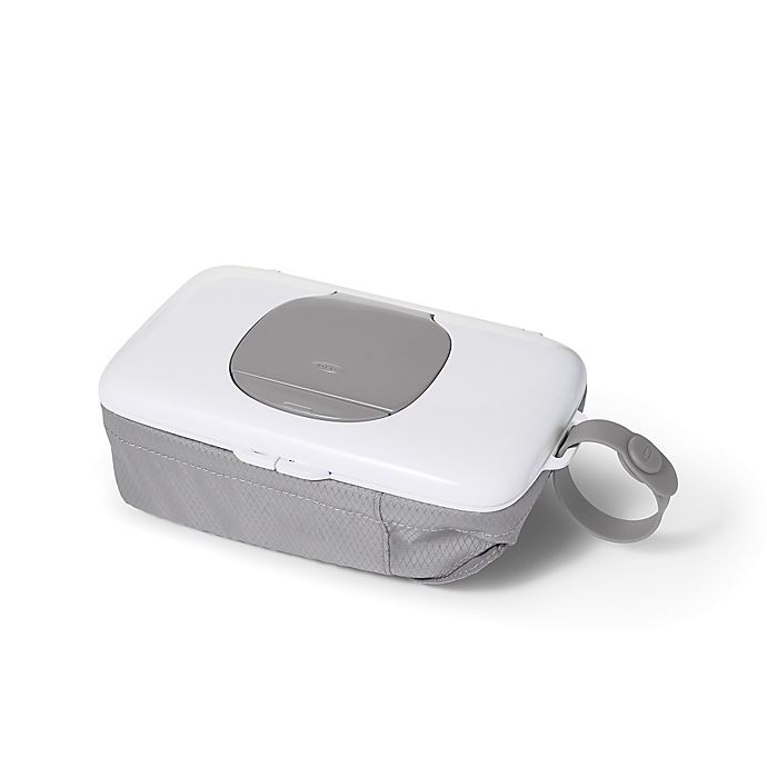 OXO tot® On-the-Go Wipes Dispenser with Diaper Pouch in Grey