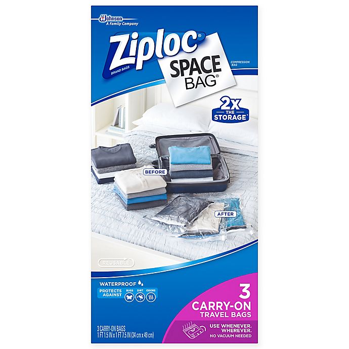 Ziploc® Space Bag® Travel Bag (Set of 3)