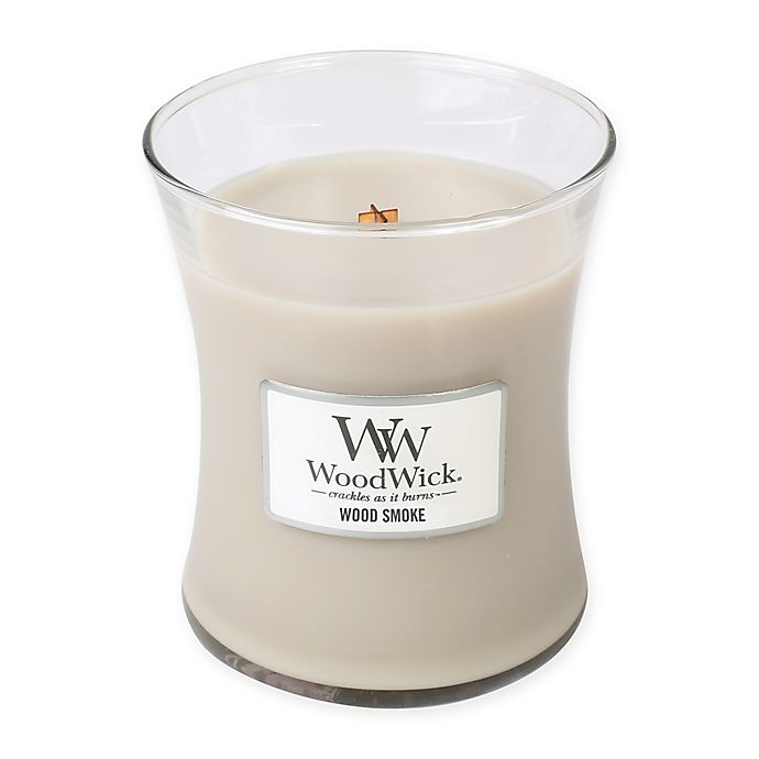 WoodWick® Wood Smoke Medium Jar Candle